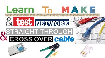 Ethernet Cables, UTP,  Straight vs Crossover, CAT 5,5e,6,7,8 Network Cable Connections