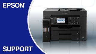 epson ecotank et-16650u | wireless setup using the control panel