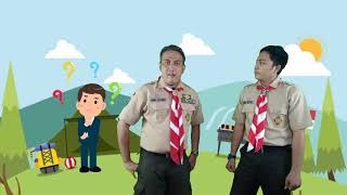 LAMBANG GERAKAN PRAMUKA,YAITU TUNAS KELAPA