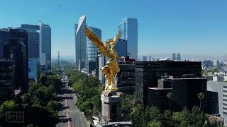 La Ciudad de México en Drone | Paseo de la Reforma | 4K DRONE | DJI MINI 2 SE