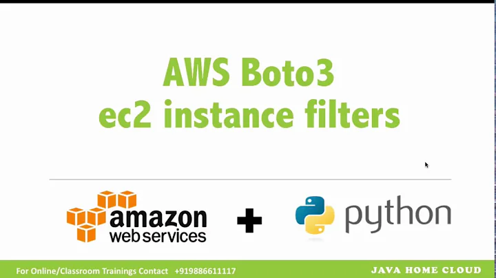 AWS Boto3 - Describe EC2 instances by its running state and stop