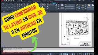 ✅COMO CONFIGURAR LAYOUT EN CIVIL 3D O EN AUTOCAD |  💻