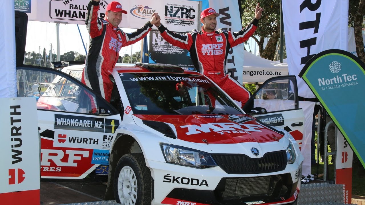 Rh17 Top 3 Aprc Drivers Rally Whangarei New Zealand Se Videon