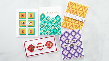 Color Block Mini Shapes Collection | Spellbinders Paper Arts