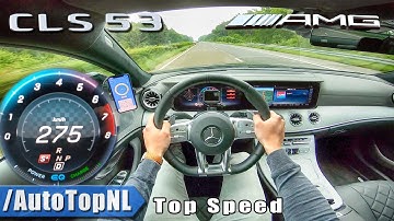 Mercedes-AMG CLS 53 4MATIC  AUTOBAHN POV 276km/h TOP SPEED by AutoTopNL