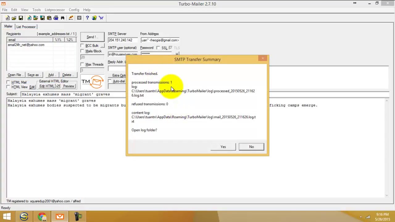 Using Turbo mailer with SMTP YouTube