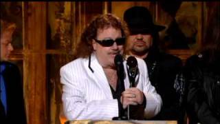 Lynyrd Skynyrd accept award Rock and Roll Hall of Fame inductions 2006