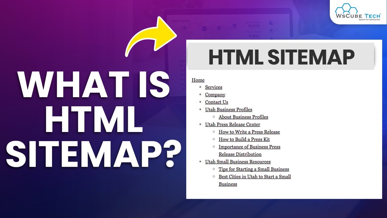 What Is An HTML Sitemap How To Create HTML Sitemap SEO Tutorial 