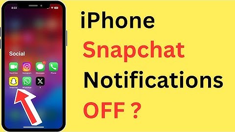 iPhone Me Snapchat Notification Kaise Band Kare | How To Turn Off Snapchat Notifications In iPhone