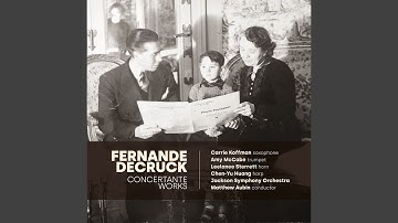 Sonate en ut dièse pour saxophone (ou alto) et orchestre : I. Très modéré