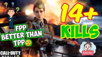 FPP better than TPP ?? || COD Mobile BR gameplay