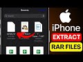 Extract RAR Files on iPhone | Open RAR File iPhone | iPhone RAR Extract
