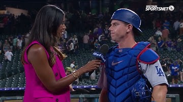 Dodgers Postgame interview Will Smith on Trayce Thompson and Offense 7/29/22