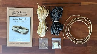 Coiled Basket Kit - Oval Shape 