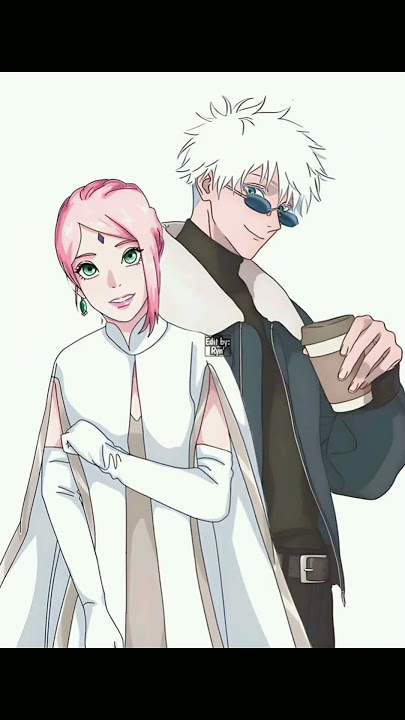 Gojo with Sakura,hinata,ino,ai, makima and utahime||#foryou #animedit