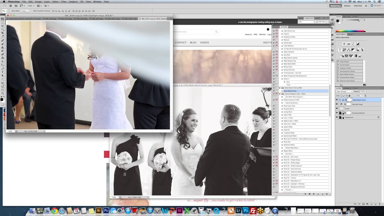 Batch Editing In Photoshop - YouTube
