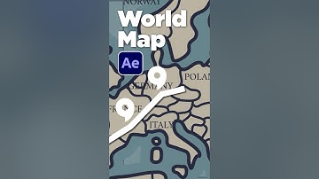 Create World Map Animations in After Effects #tutorial