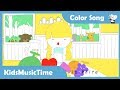 Color song for children  learn names of colors and fruits  kidsmusictime