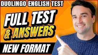 NEW FORMAT! Full Duolingo English Test Practice #2