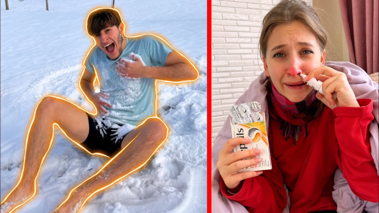 Dani face BAIE în ZĂPADĂ 😂/ Tipuri de oameni când este zăpadă afară