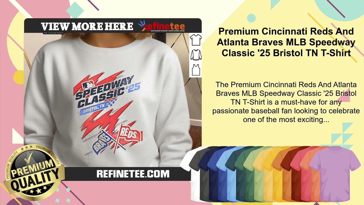 Premium Cincinnati Reds And Atlanta Braves MLB Speedway Classic