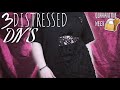 3 Ways To Distress Clothes - Goth DIY~ Quarantine Week 1 ||Radically Dark|| #Withme