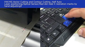 Vicsign HW, HS series cutting plotter with vector cutting and contour cutting function