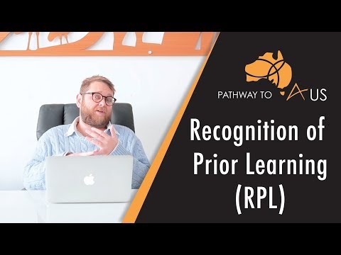 Recognition of Prior Learning (RPL)