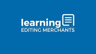 Editing Merchants (iOS)