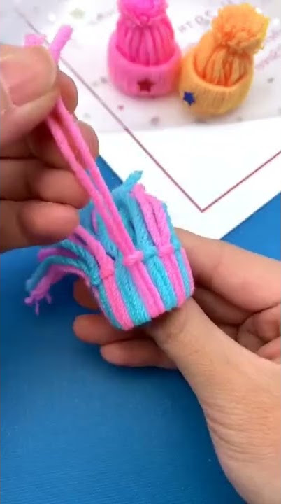 DIY Mini Yarn Hats || Easy Miniature Hats /
