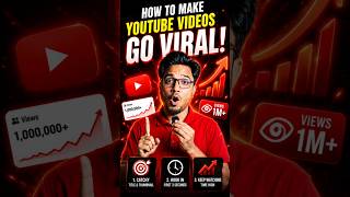 How To Make YouTube Videos Go Viral 🚀 | 3 Best Tips #shorts #youtubevideo #viralvideo #shortsfeed