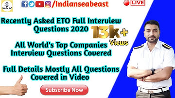 Recently Asked ETO Full Interview Questions 2020  II All World