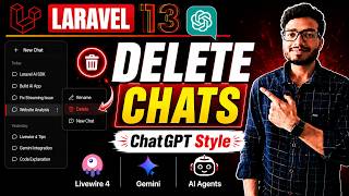 Add Delete & Manage Conversations to a Laravel 13 AI Chatbot