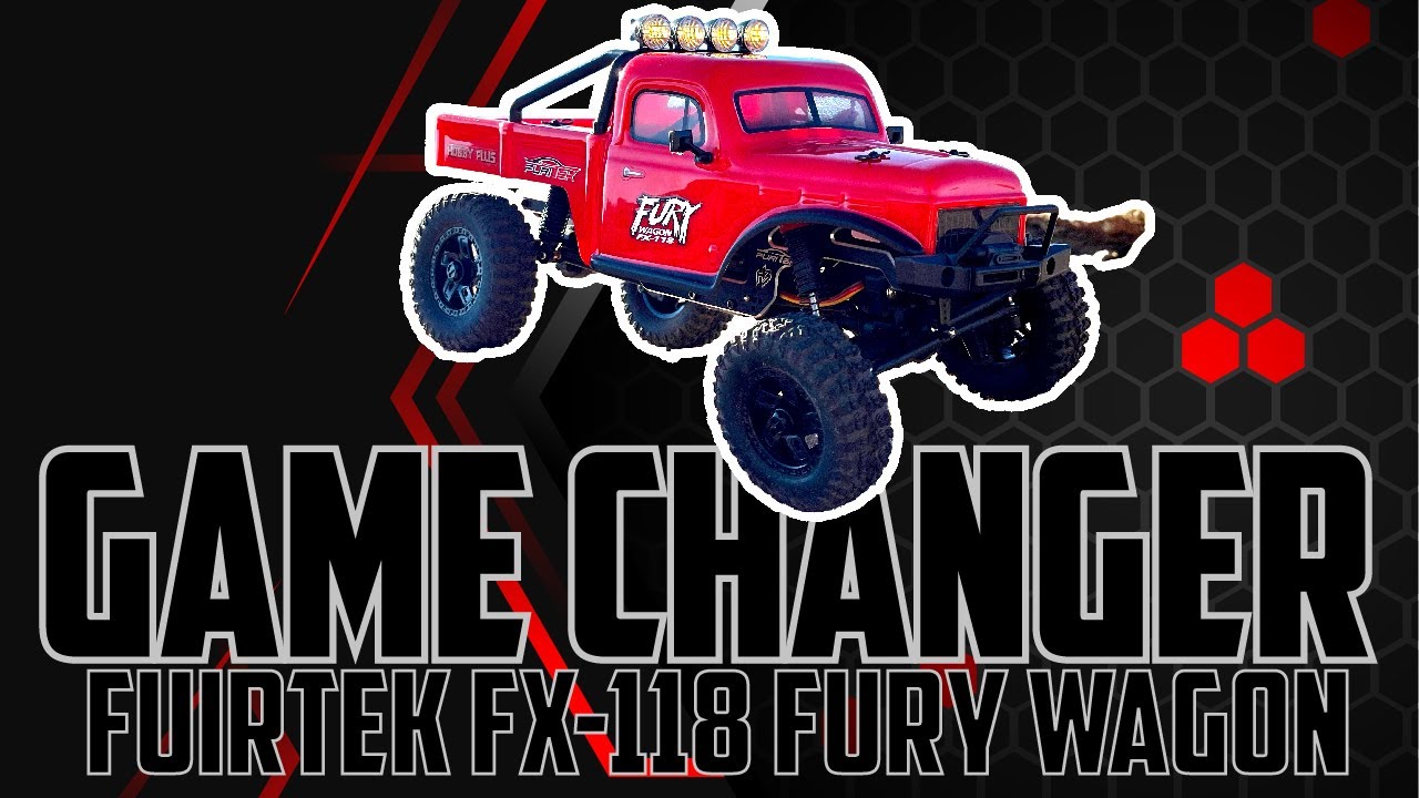 Furitek FX118 FURY WAGON RTR BRUSHLESS 1/18 RC CRAWLER KIT (Green)