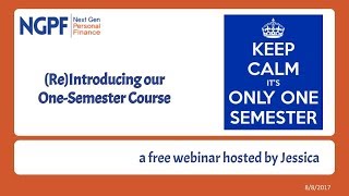 (Re)Introducing NGPF's One Semester Course
