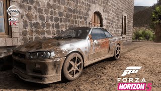 Forza Horizon 5 - Tôi Phục Chế NISSAN  Skyline GT-R R34 1200 HP | Logitech G29. screenshot 5