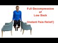 Full Spinal Decompression of the Low Back (FREE Exercise Sheet Available!)