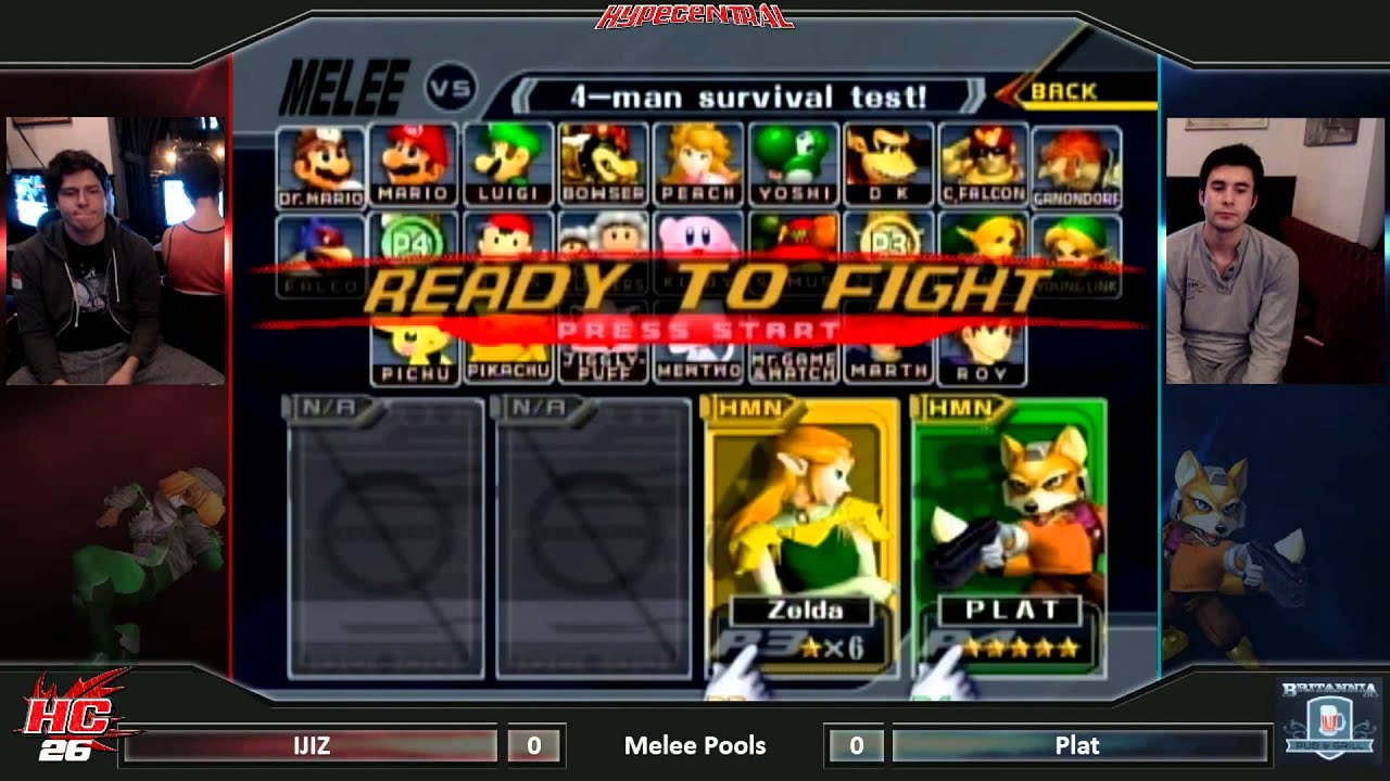 HC26 Melee Pools - IJIZ (Sheik) vs Plat (Fox)