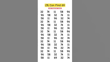Can You Spot the Number 69 in Just 5 Seconds? #start_quiz