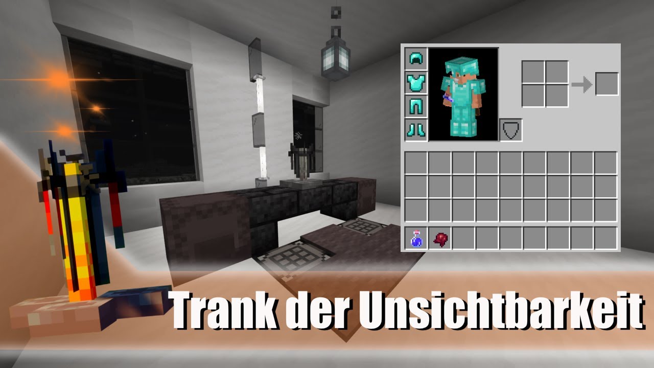 Wie Bekommt Man In Minecraft Unsichtbare Blöcke Minecraft Trank der Unsichtbarkeit brauen || So geht's! - YouTube