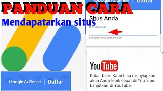 #cara daftar google adsense 2021|| PANDUAN CARA DAPTAR || URL ADSENSE