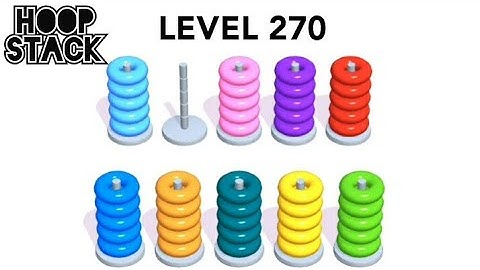 Hoop Stack Level 270 | Puzzle Game  | Complete Level