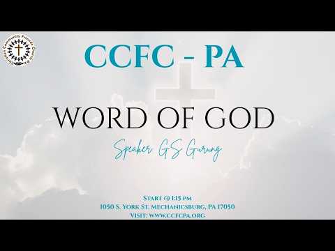 CCFC - PA Sunday Sermon June 28th 2026