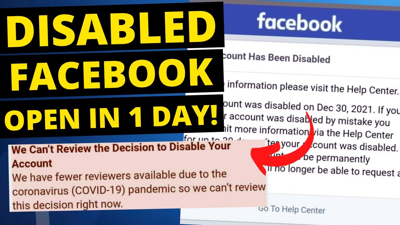 How to Recover a Disabled Facebook Account: 10 Steps