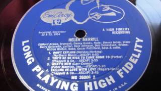 3316 　Helen Merrill with CLIFFORD BROWN スライドショー