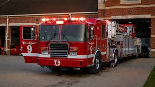 Nashville Fire Department Station 9 High Rise Fire Response (Full House)