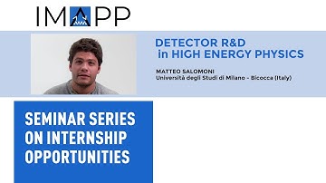 Internship Opportunities | MATTEO SALOMONI - Detector R&D in High Energy Physics