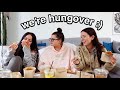 HUNGOVER *RANDOM AF* QUESTIONS/CHATS MUKBANG!!!! | rach leary