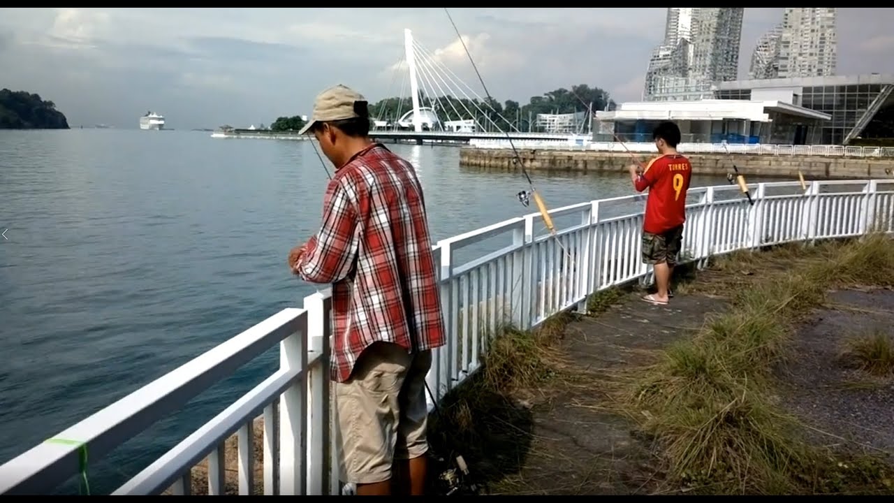Testing our fishing gears and new rod holders