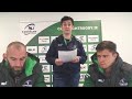 Connacht half-time Mini Rugby draw